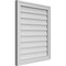 Ekena Millwork Vertical Surface Mount PVC Gable Vnt: Non-Functional, w/2"W x 1-1/2"H, Brickmould Frame, 24"W x 28"H GVPVE24X2802SN - alternate 5